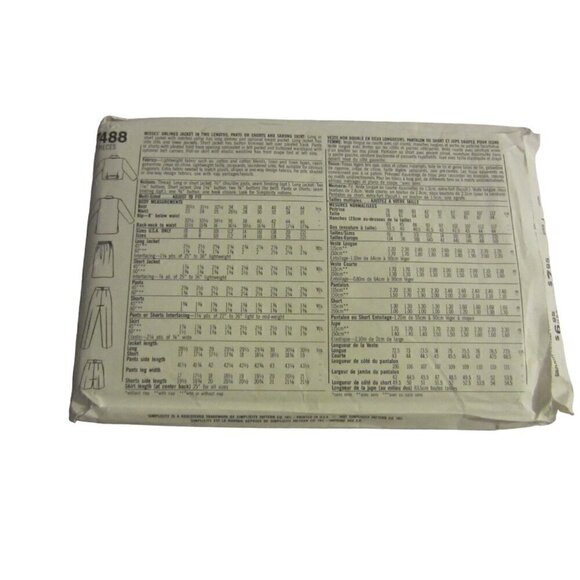 Simplicity Vintage Women's Sewing Pattern 7488 Size 16 Uncut - Picture 4 of 4